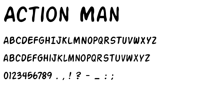 Action Man font